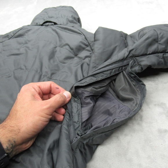 Columbia Jacket Womens Medium Gray Interchange Omni-Shield Lightweight Puffer - Picture 10 of 14
